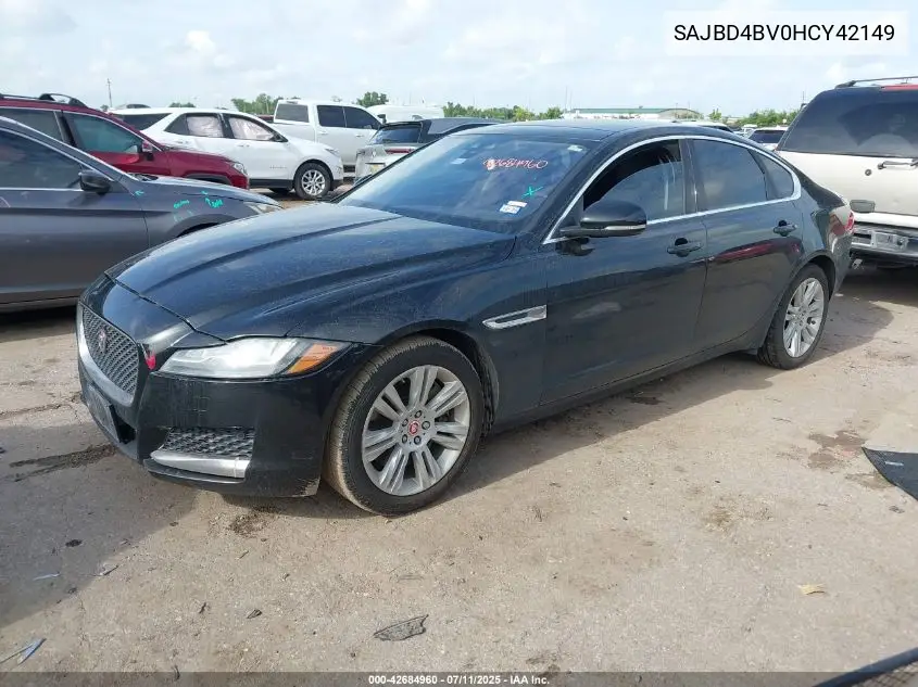 2017 Jaguar Xf 35T Premium VIN: SAJBD4BV0HCY42149 Lot: 42684960