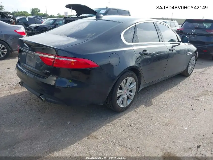 2017 Jaguar Xf 35T Premium VIN: SAJBD4BV0HCY42149 Lot: 42684960