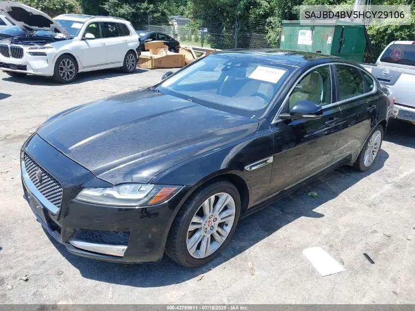 2017 Jaguar Xf 35T Premium VIN: SAJBD4BV5HCY29106 Lot: 42769811