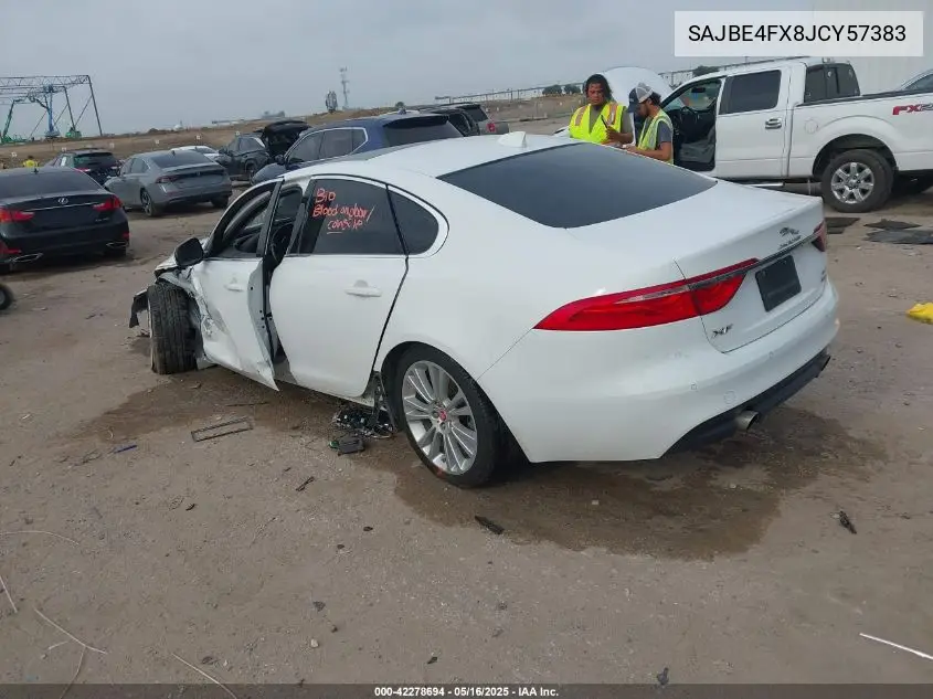 2018 Jaguar Xf 25T Prestige VIN: SAJBE4FX8JCY57383 Lot: 42278694