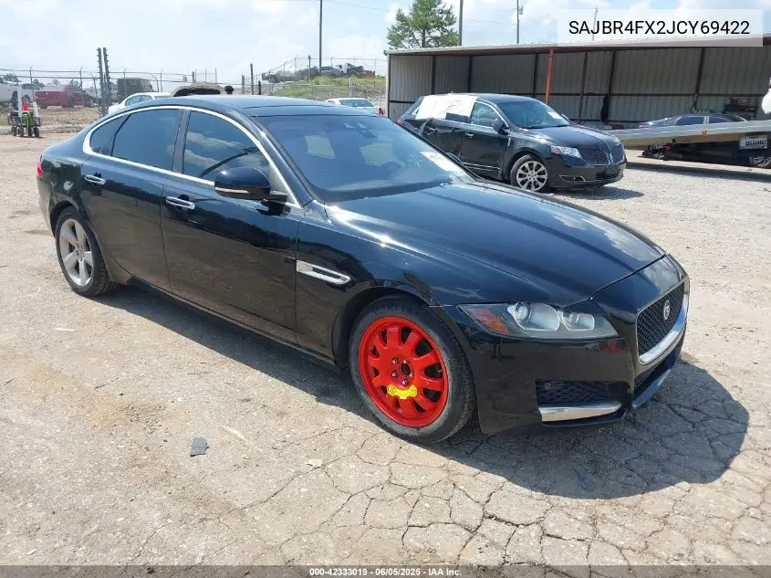 2018 Jaguar Xf 25T VIN: SAJBR4FX2JCY69422 Lot: 42333019
