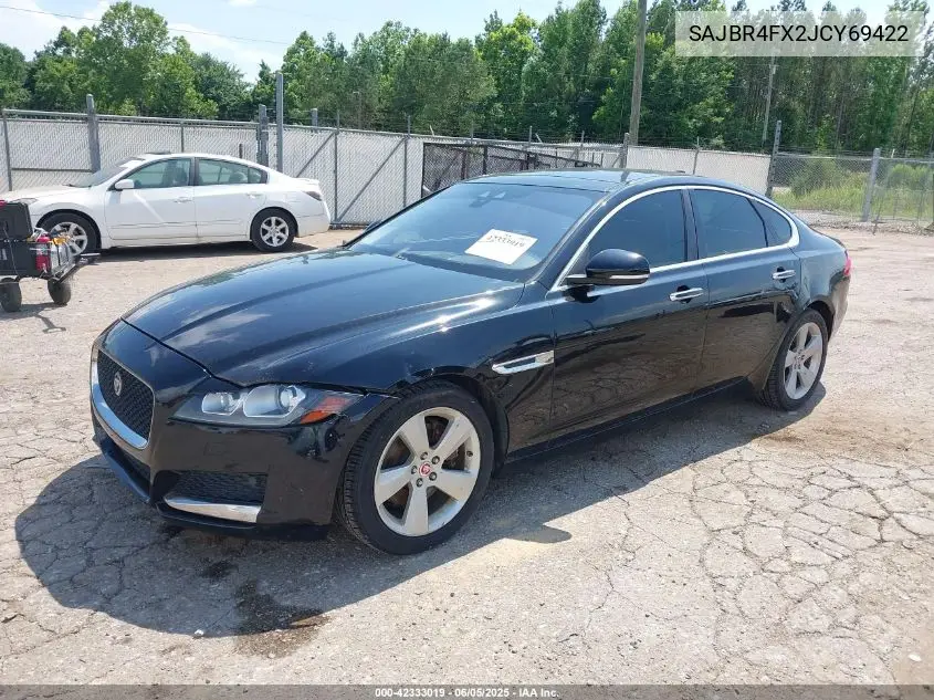2018 Jaguar Xf 25T VIN: SAJBR4FX2JCY69422 Lot: 42333019
