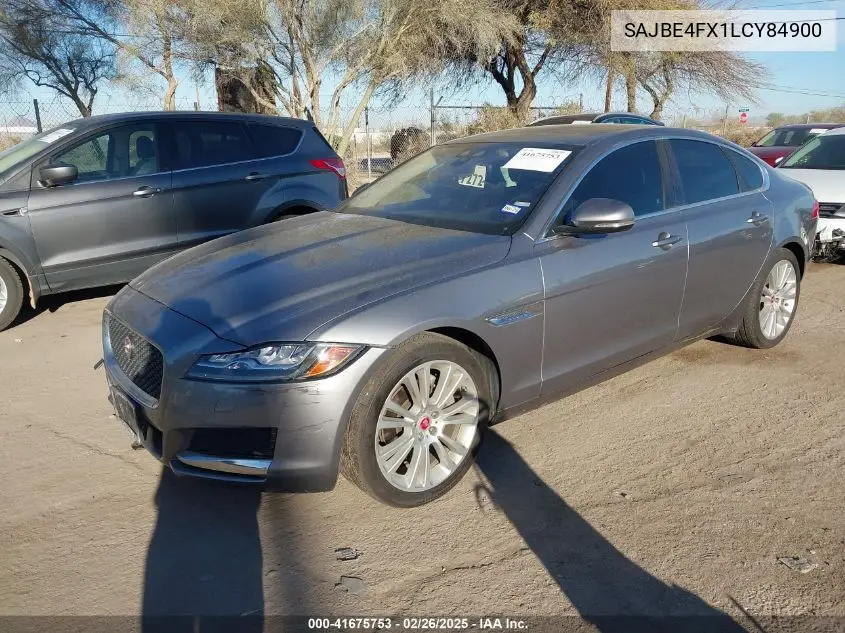 2020 Jaguar Xf 25T Prestige Rwd Automatic VIN: SAJBE4FX1LCY84900 Lot: 41675753