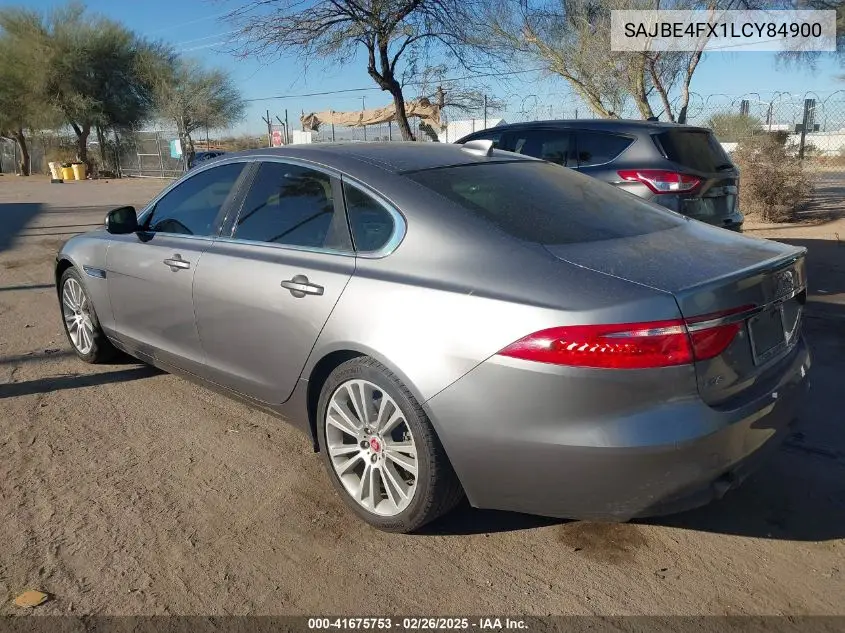 2020 Jaguar Xf 25T Prestige Rwd Automatic VIN: SAJBE4FX1LCY84900 Lot: 41675753