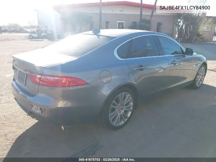 2020 Jaguar Xf 25T Prestige Rwd Automatic VIN: SAJBE4FX1LCY84900 Lot: 41675753
