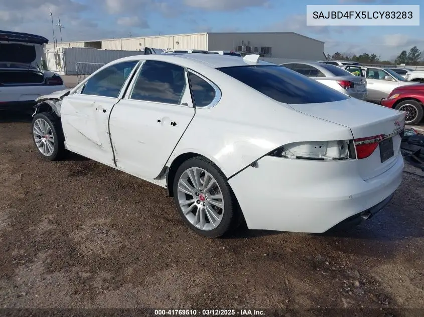 2020 Jaguar Xf 25T Premium Rwd Automatic VIN: SAJBD4FX5LCY83283 Lot: 41769510