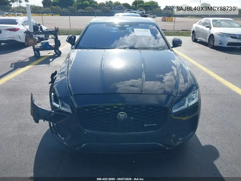 2021 Jaguar Xf R-Dynamic Se P300 Awd Automatic VIN: SAJBL4GX3MCY88730 Lot: 42212089