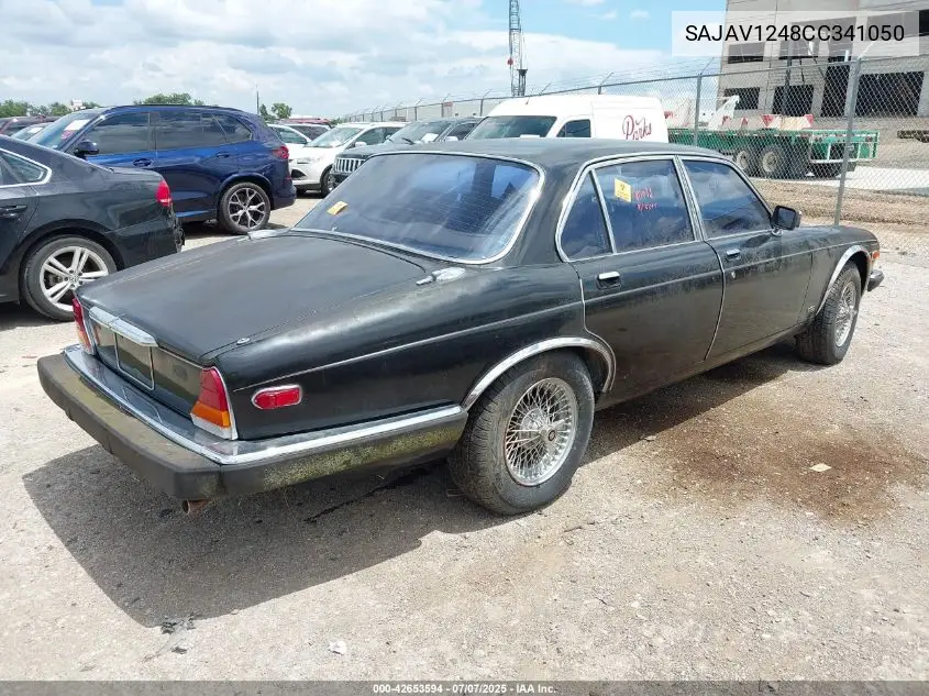 1982 Jaguar Xj6 VIN: SAJAV1248CC341050 Lot: 42653594