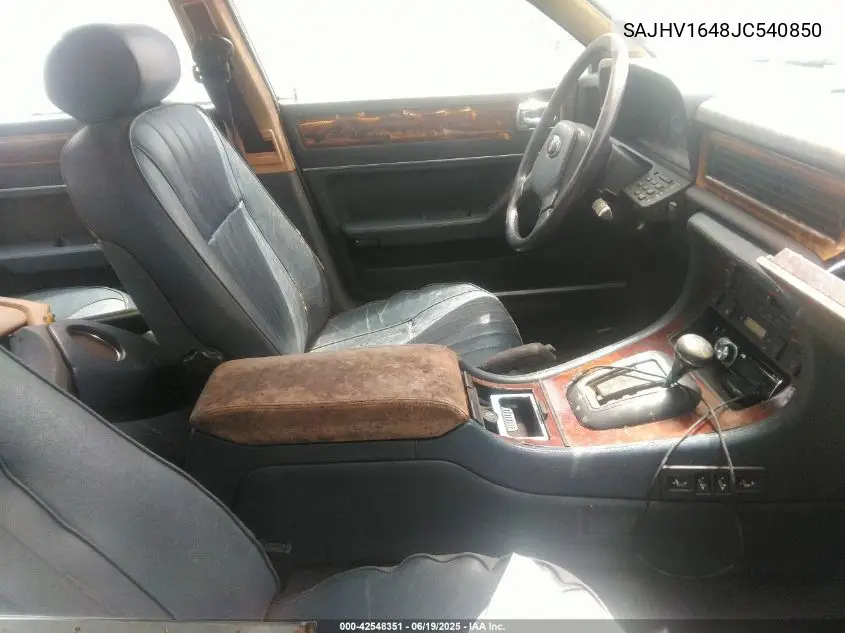 1988 Jaguar Xj6 VIN: SAJHV1648JC540850 Lot: 42548351