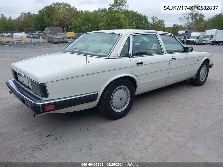 1993 Jaguar Xj6 Vanden Plas VIN: SAJKW174XPC682837 Lot: 40437501