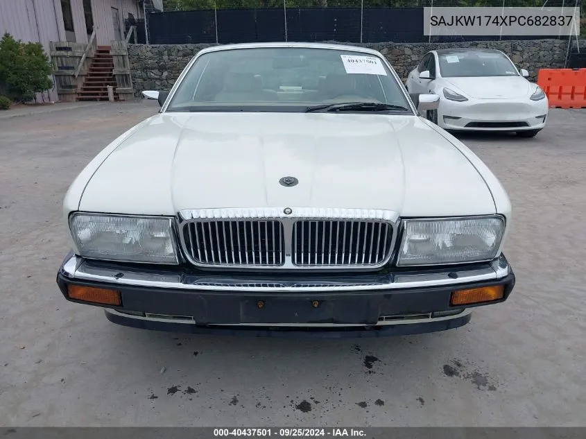1993 Jaguar Xj6 Vanden Plas VIN: SAJKW174XPC682837 Lot: 40437501