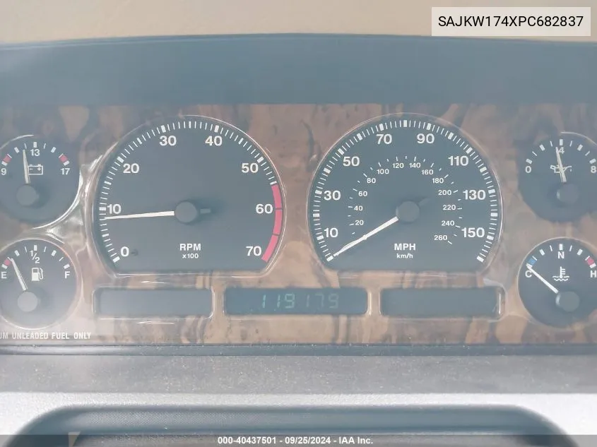 1993 Jaguar Xj6 Vanden Plas VIN: SAJKW174XPC682837 Lot: 40437501