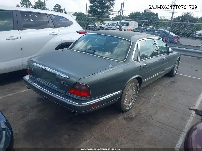 1996 Jaguar Xj12 VIN: SAJMX6347TC761739 Lot: 42698608