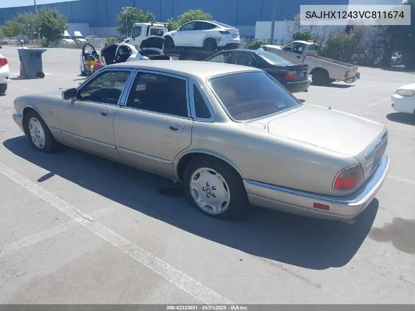 1997 Jaguar Xj6 VIN: SAJHX1243VC811674 Lot: 42333801