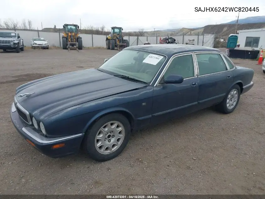 1998 Jaguar Xj8 L VIN: SAJHX6242WC820445 Lot: 42073301