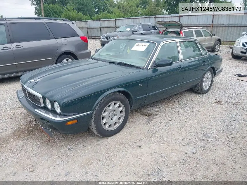 1998 Jaguar Xj8 VIN: SAJHX1245WC838179 Lot: 42625689