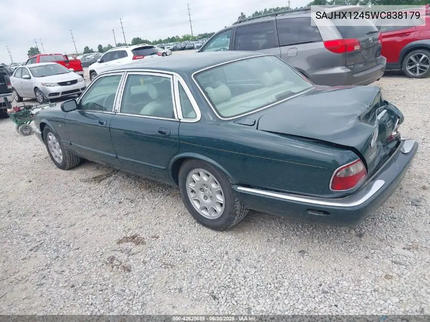 1998 Jaguar Xj8 VIN: SAJHX1245WC838179 Lot: 42625689