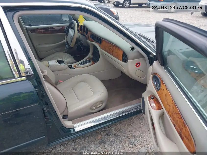 1998 Jaguar Xj8 VIN: SAJHX1245WC838179 Lot: 42625689