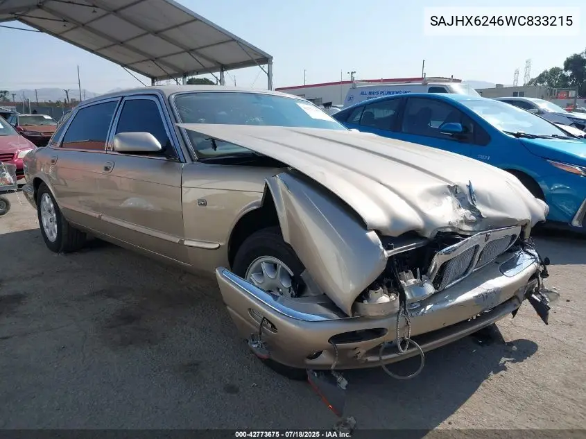 1998 Jaguar Xj8 L VIN: SAJHX6246WC833215 Lot: 42773675