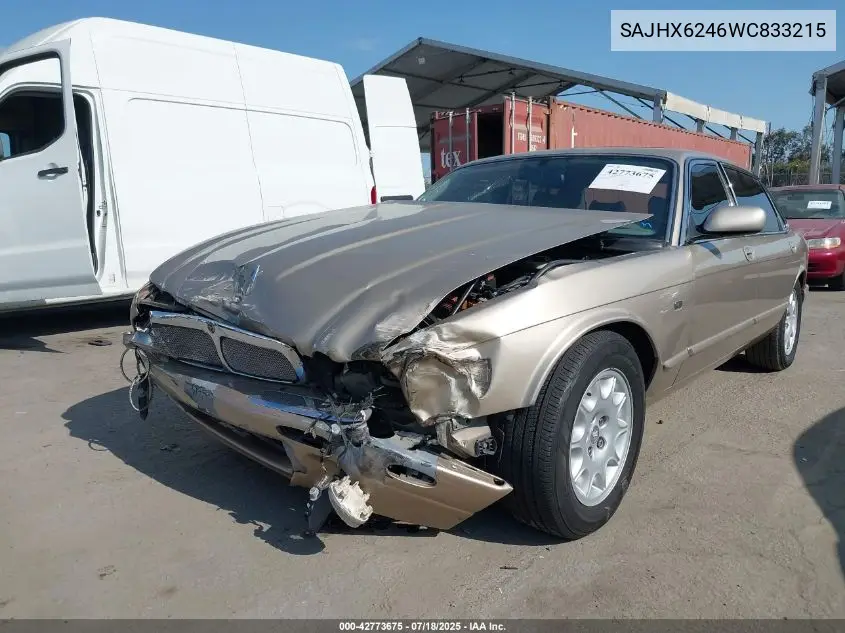 1998 Jaguar Xj8 L VIN: SAJHX6246WC833215 Lot: 42773675