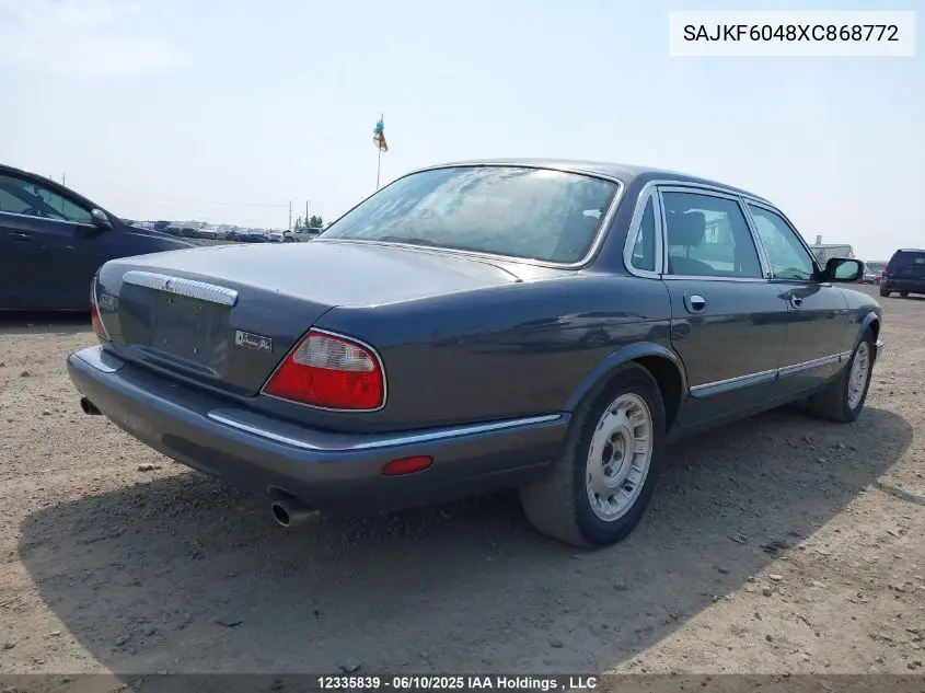 1999 Jaguar Xj8 Vanden Plas VIN: SAJKF6048XC868772 Lot: 12335839