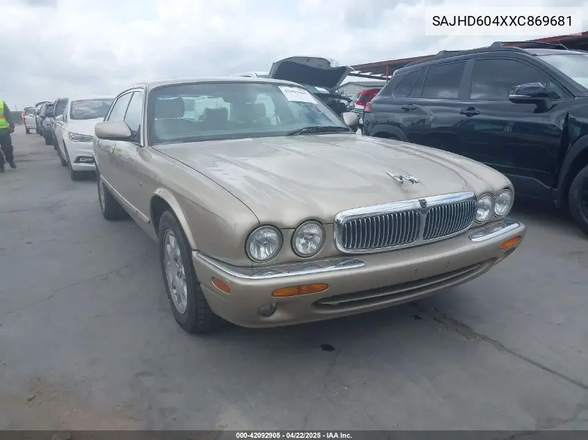1999 Jaguar Xj8 L VIN: SAJHD604XXC869681 Lot: 42092905