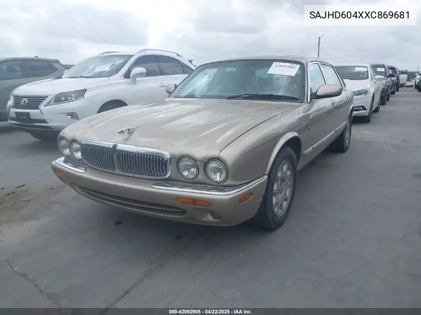 1999 Jaguar Xj8 L VIN: SAJHD604XXC869681 Lot: 42092905
