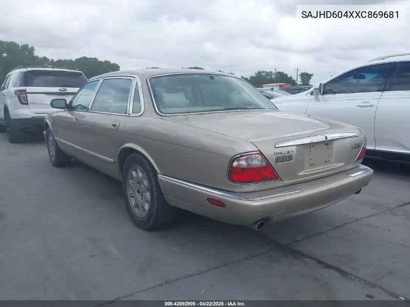 1999 Jaguar Xj8 L VIN: SAJHD604XXC869681 Lot: 42092905
