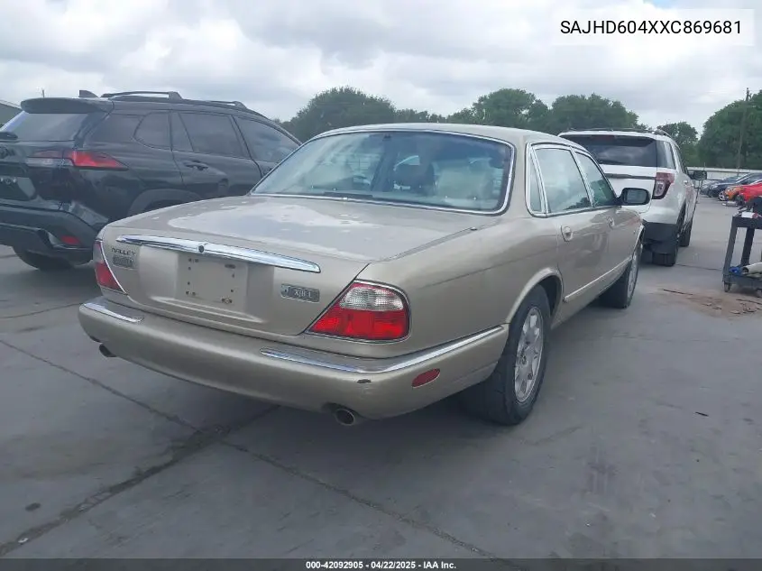 1999 Jaguar Xj8 L VIN: SAJHD604XXC869681 Lot: 42092905