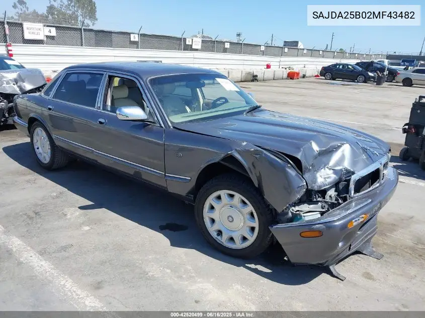 2002 Jaguar Xj8 Super V8 VIN: SAJDA25B02MF43482 Lot: 42520499