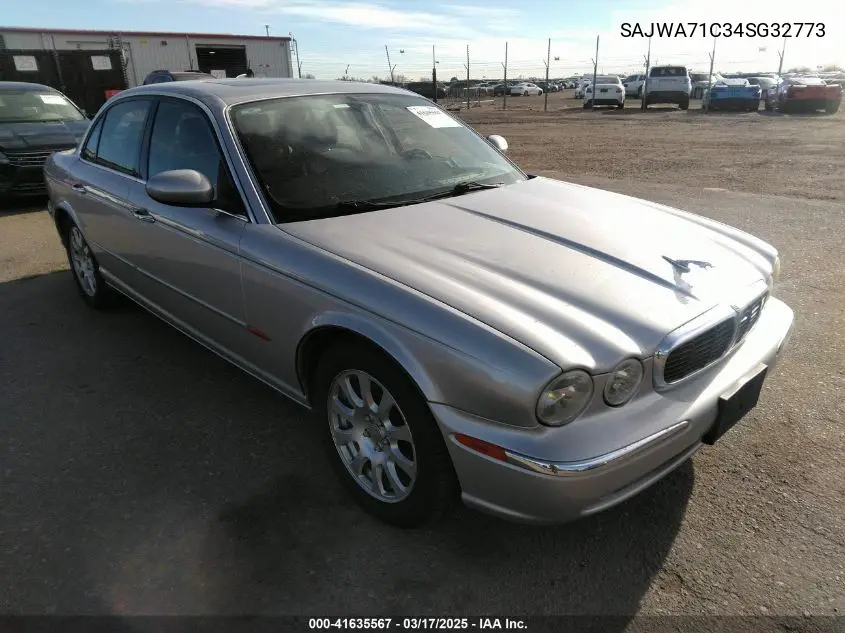 2004 Jaguar Xj Xj8 VIN: SAJWA71C34SG32773 Lot: 41635567