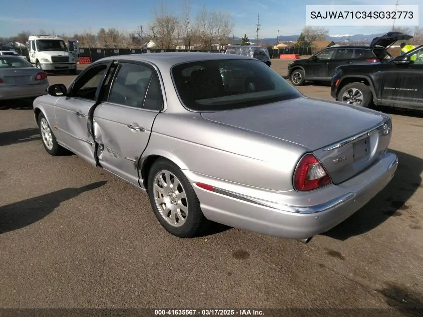2004 Jaguar Xj Xj8 VIN: SAJWA71C34SG32773 Lot: 41635567