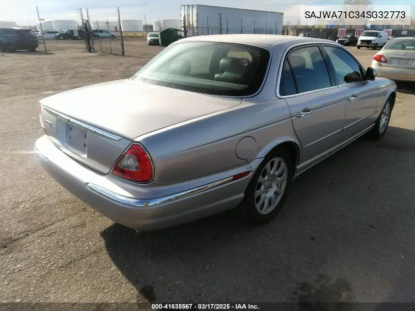 2004 Jaguar Xj Xj8 VIN: SAJWA71C34SG32773 Lot: 41635567