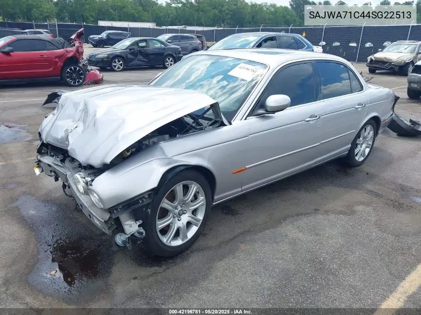 2004 Jaguar Xj Xj8 VIN: SAJWA71C44SG22513 Lot: 42196781
