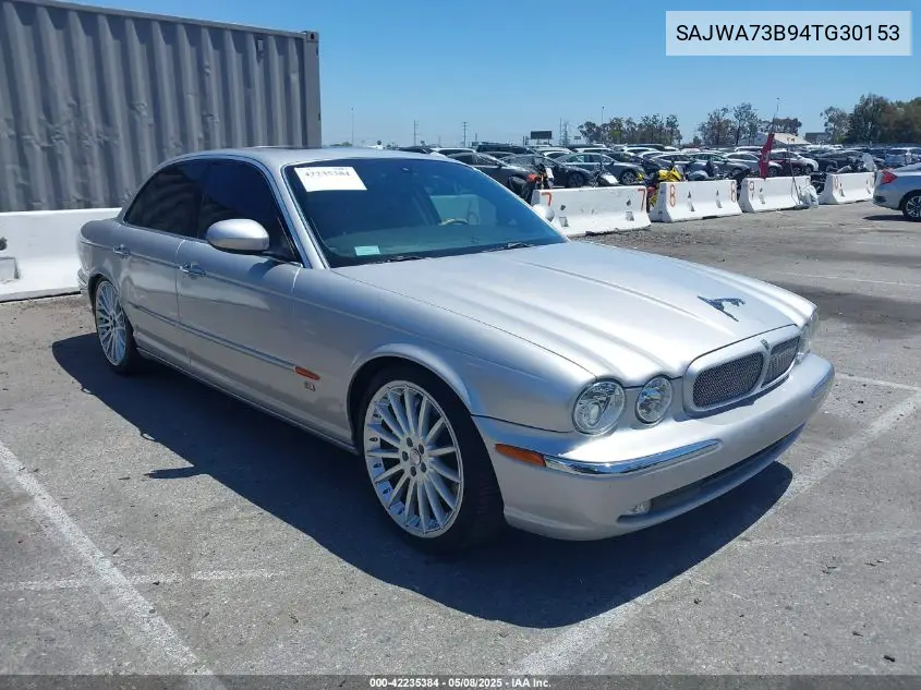 2004 Jaguar Xj Xjr VIN: SAJWA73B94TG30153 Lot: 42235384