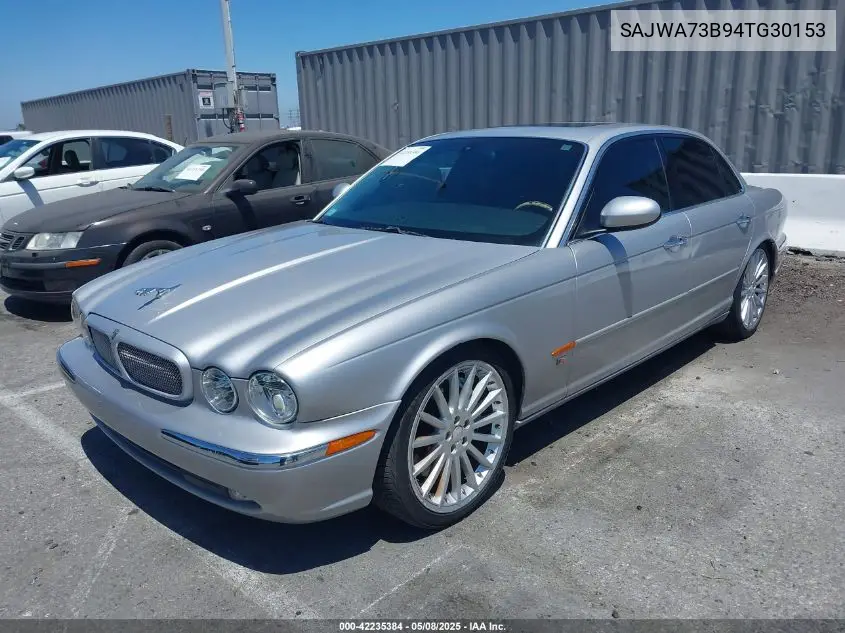 2004 Jaguar Xj Xjr VIN: SAJWA73B94TG30153 Lot: 42235384