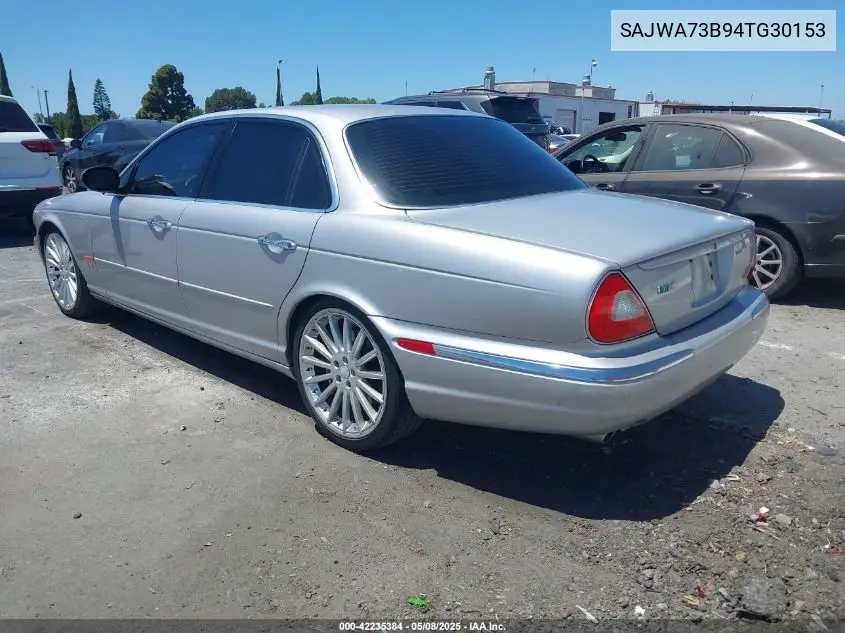 2004 Jaguar Xj Xjr VIN: SAJWA73B94TG30153 Lot: 42235384