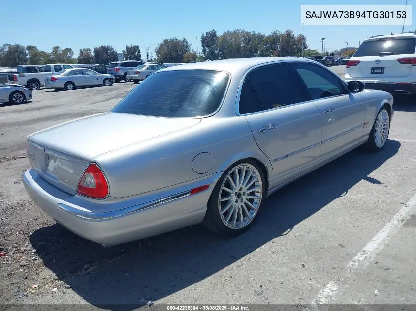 2004 Jaguar Xj Xjr VIN: SAJWA73B94TG30153 Lot: 42235384
