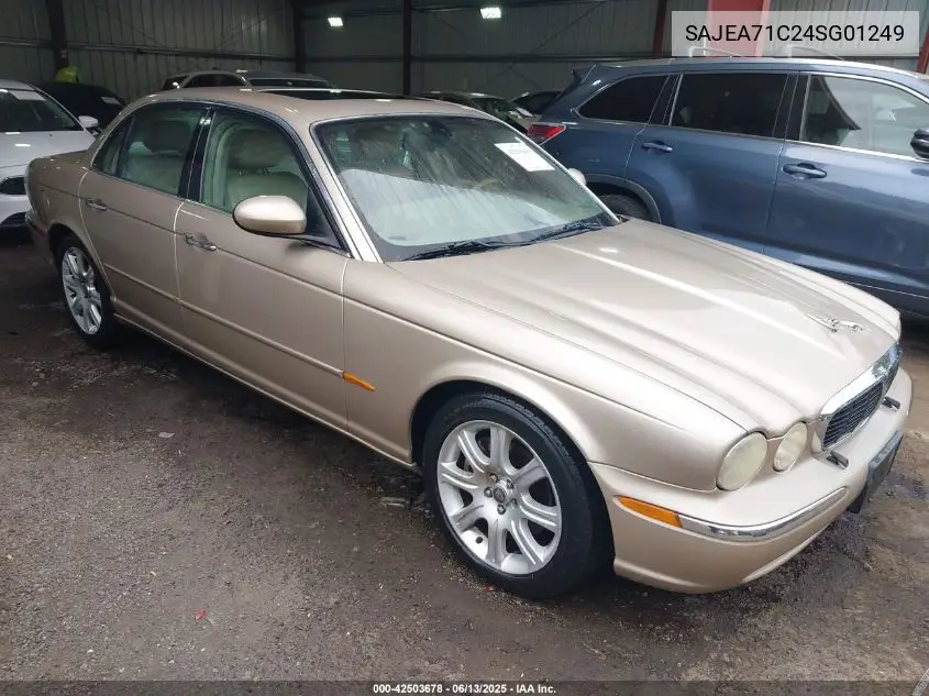 2004 Jaguar Xj Xj8 VIN: SAJEA71C24SG01249 Lot: 42503678
