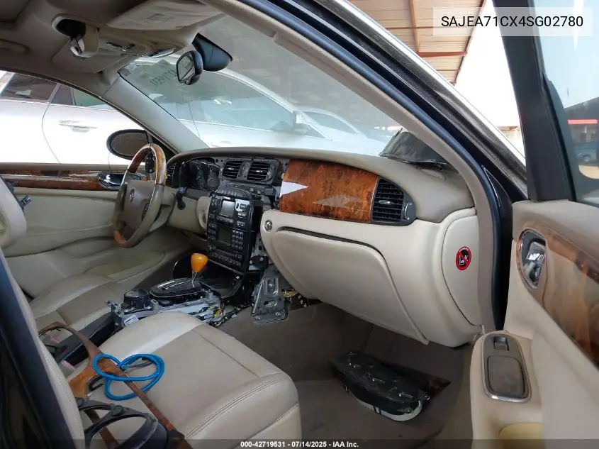 2004 Jaguar Xj Xj8 VIN: SAJEA71CX4SG02780 Lot: 42719531