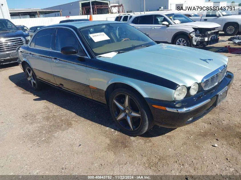 2005 Jaguar Xj Xj8 L VIN: SAJWA79C85SG43791 Lot: 40843752