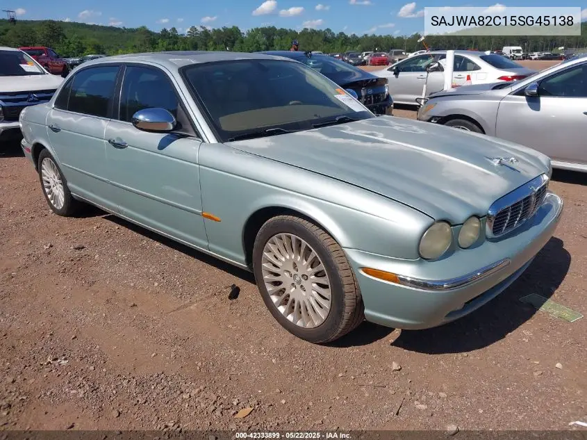 2005 Jaguar Xj Vanden Plas VIN: SAJWA82C15SG45138 Lot: 42333899