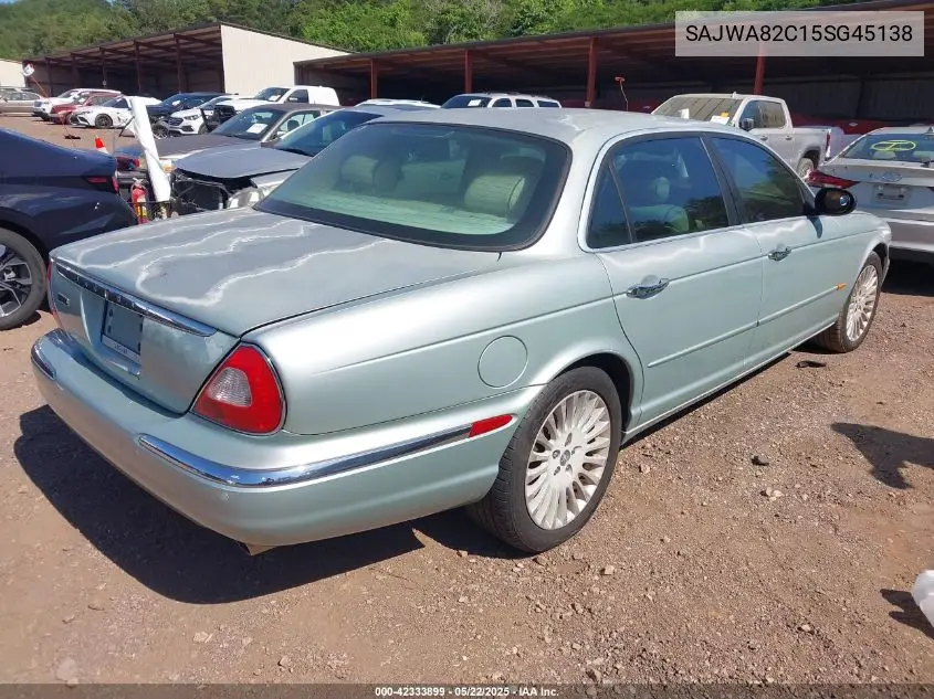 2005 Jaguar Xj Vanden Plas VIN: SAJWA82C15SG45138 Lot: 42333899
