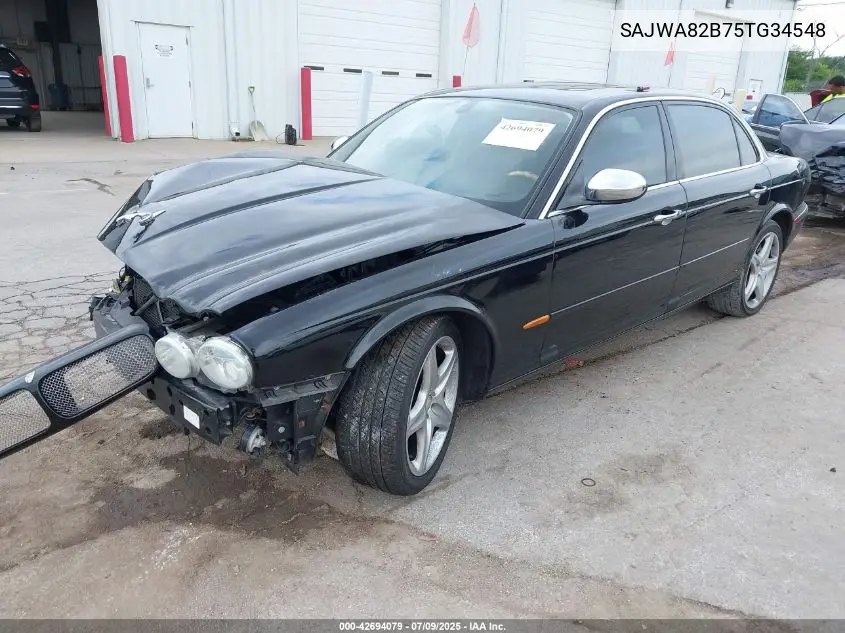 2005 Jaguar Xj Super V8 VIN: SAJWA82B75TG34548 Lot: 42694079