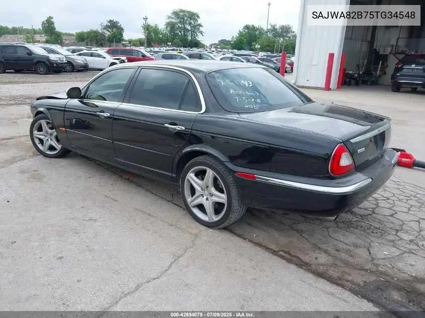2005 Jaguar Xj Super V8 VIN: SAJWA82B75TG34548 Lot: 42694079