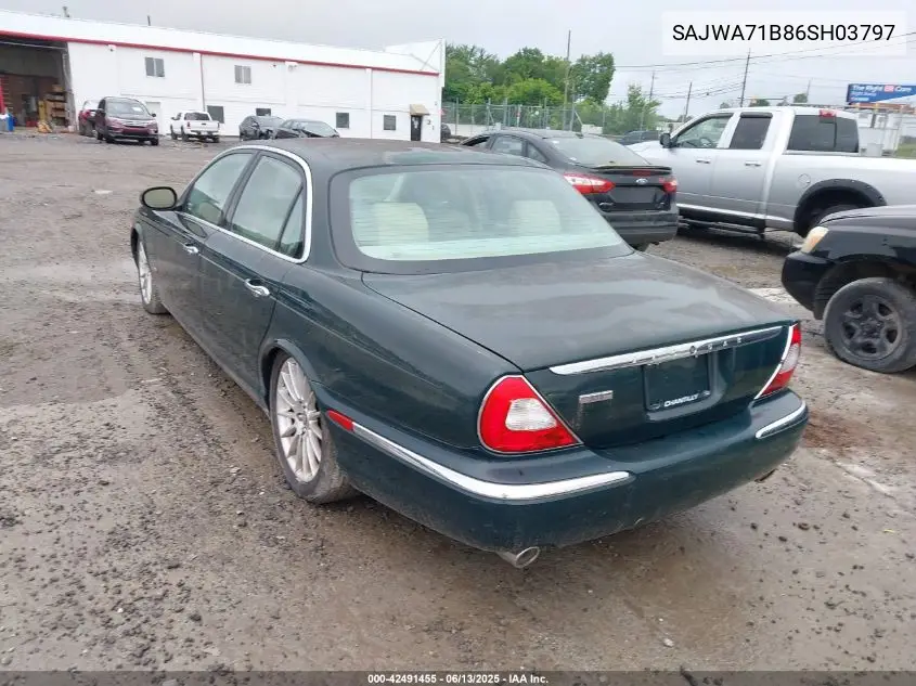 2006 Jaguar Xj Xj8 VIN: SAJWA71B86SH03797 Lot: 42491455