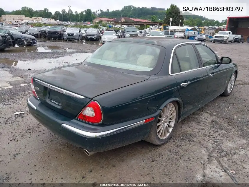 2006 Jaguar Xj Xj8 VIN: SAJWA71B86SH03797 Lot: 42491455