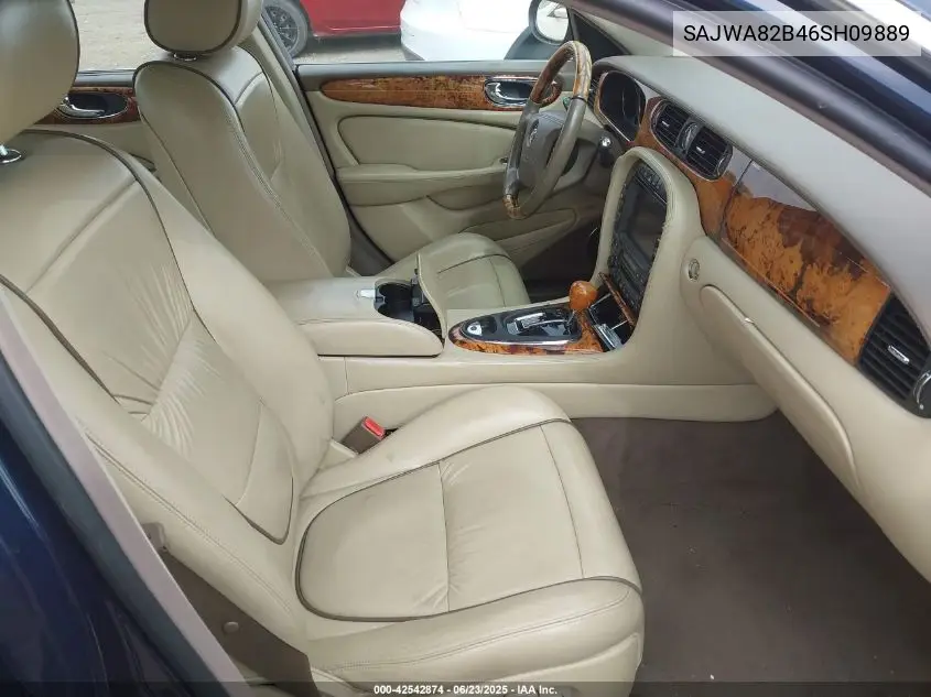 2006 Jaguar Xj Vanden Plas VIN: SAJWA82B46SH09889 Lot: 42542874