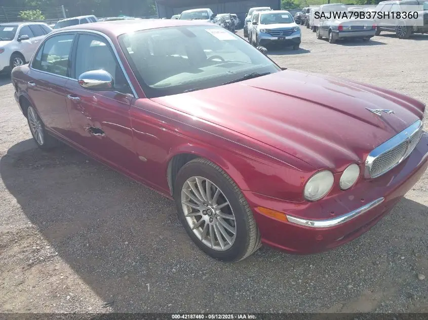 2007 Jaguar Xj Xj8 L VIN: SAJWA79B37SH18360 Lot: 42187460