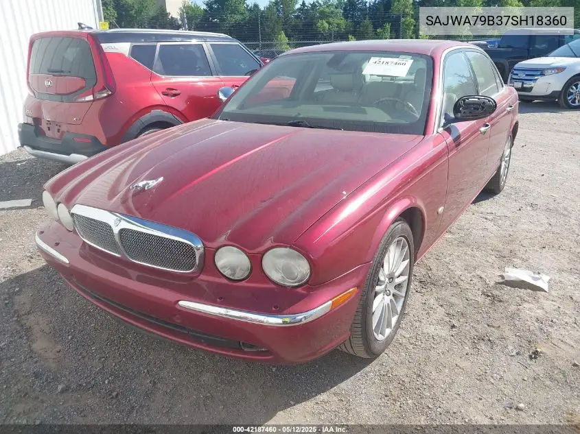 2007 Jaguar Xj Xj8 L VIN: SAJWA79B37SH18360 Lot: 42187460